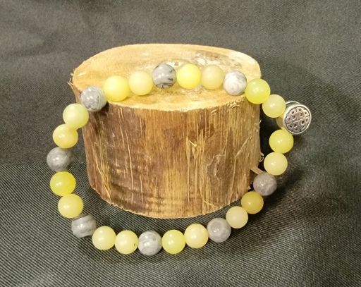 Image de Bracelet en pierres naturelles (composition en description)